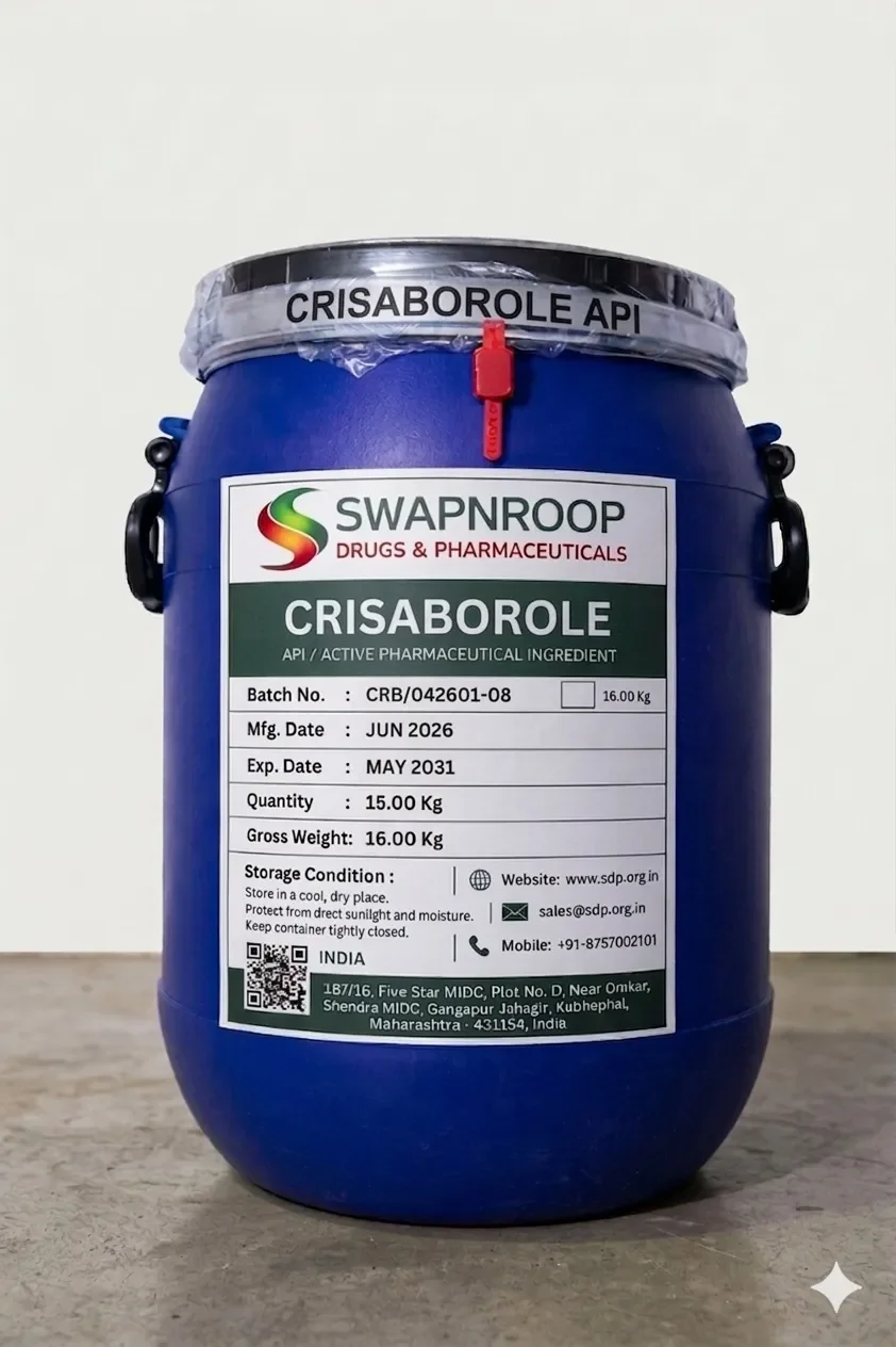 Crisaborole API Manufacturer and Bulk Supplier in Maharashtra, India – Swapnroop Pharma
